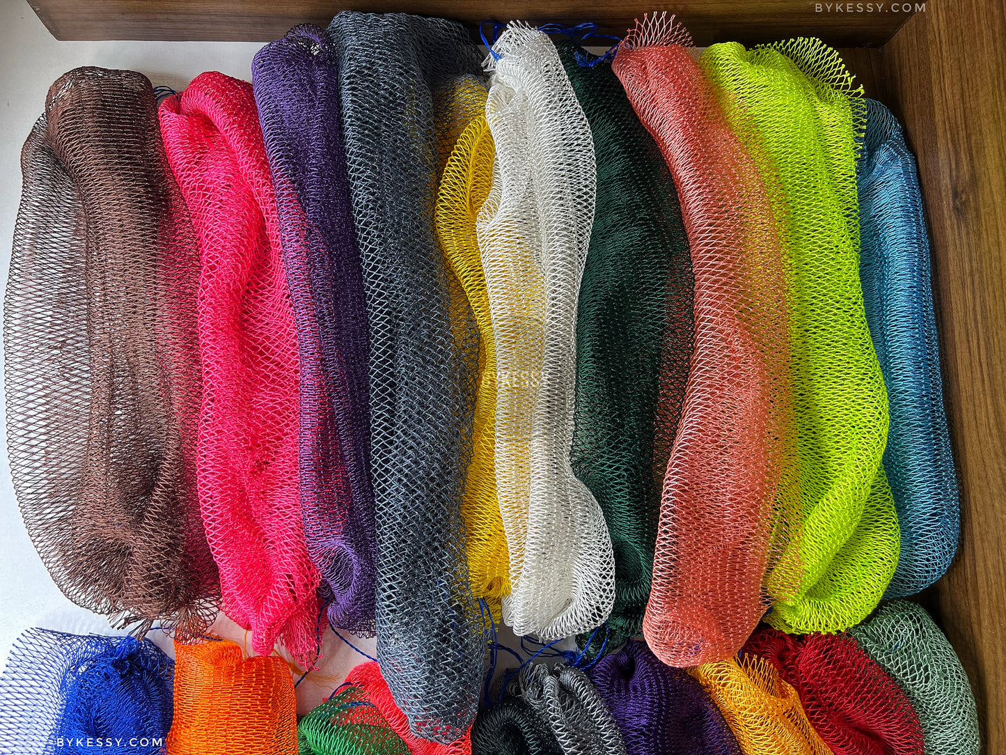 Wholesale African Exfoliating Net Sponge – Authentic Mesh Bath Sponge from Nigeria | 45in, 60in, 90in | Free Shipping