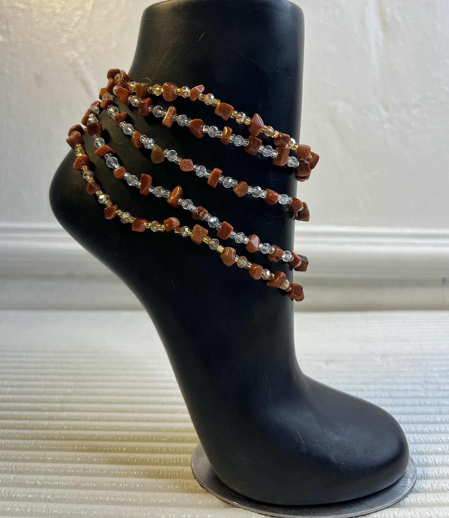 Gold Sandstone Anklet