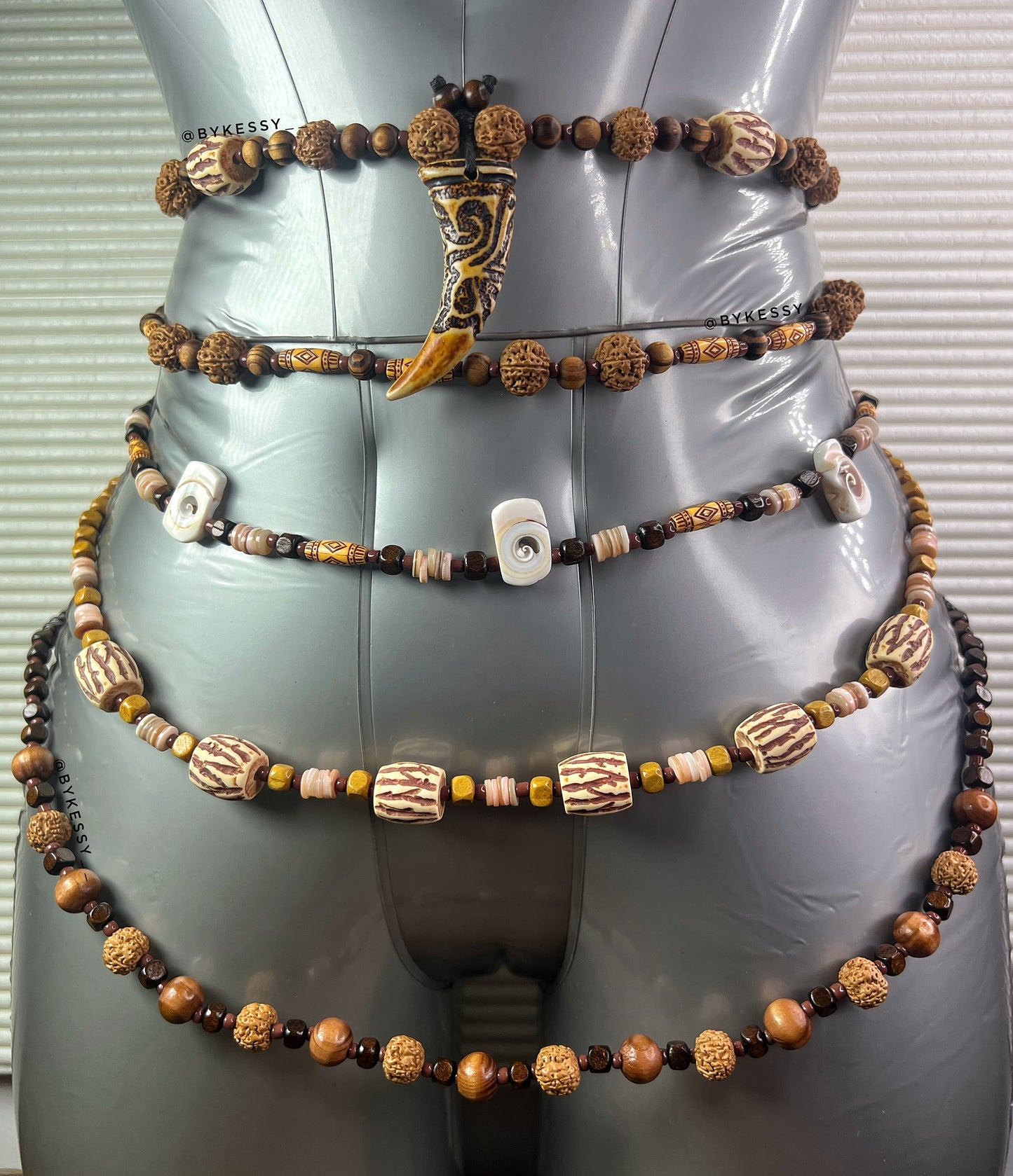 The Woman King Waist Bead Set | Afrocentric Bohemian Tribal Ethnic Jewelry