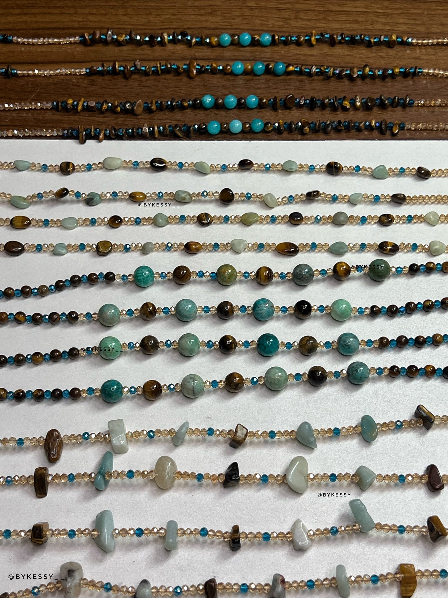 Assorted Wholesale Gemstone Healing Crystal Waist Beads – For Love, Protection, Abundance, Peace, Healing & More | Bulk Gemstone Tie-Ons & Adjustable Clasps | African Spiritual Waist Beads (20 – 1,000 Strands)