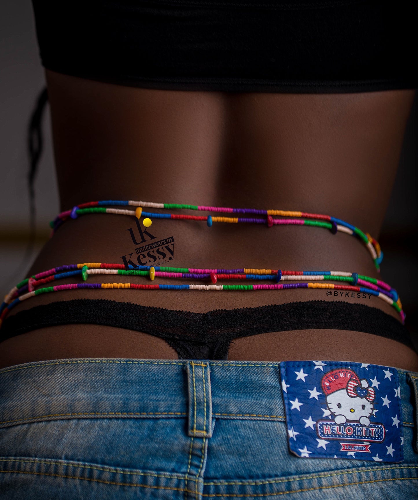 Multicolor Vinyl Waist Beads