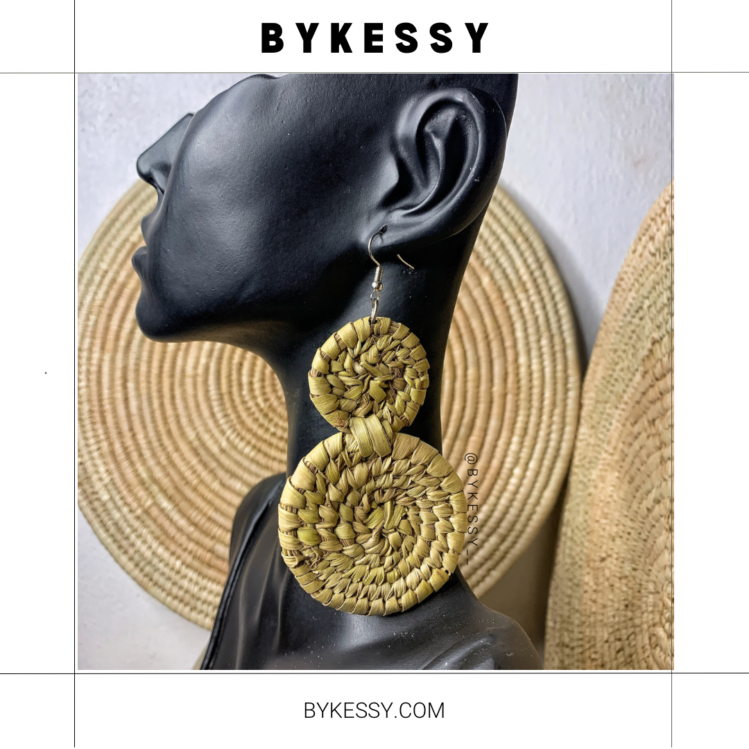 PREYE Raffia Earrings