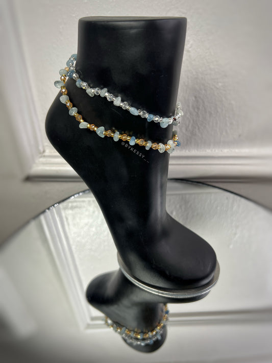Aquamarine Anklet