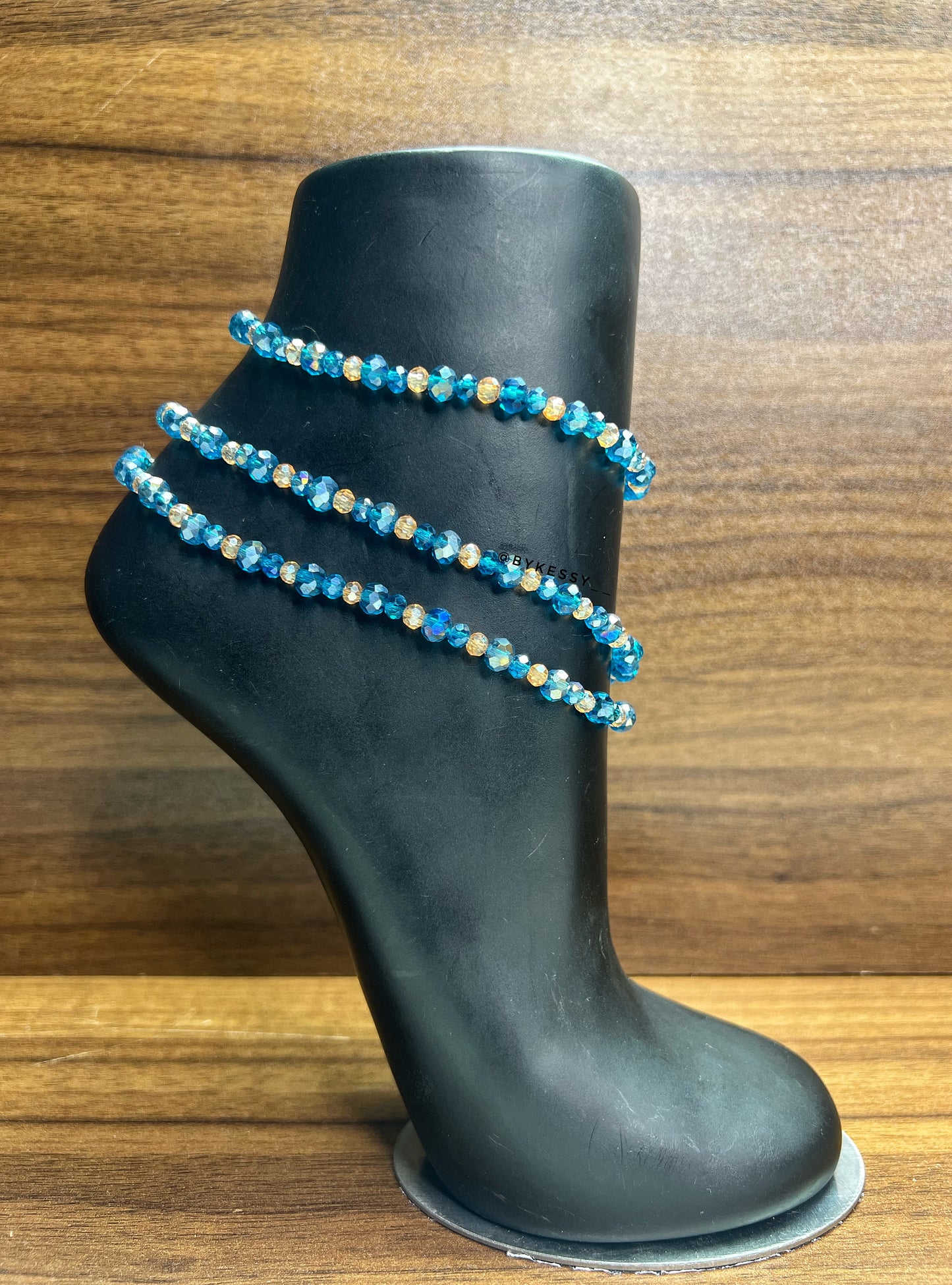 Wholesale Handmade Beaded Crystal Zarah Anklets – Red, Coral, Pink, Gold, Blue, Green, Black, Yellow, Purple & More | 14 Colors | Bulk Discounts Perfect For Resale