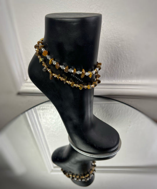 Tiger Eye Anklet