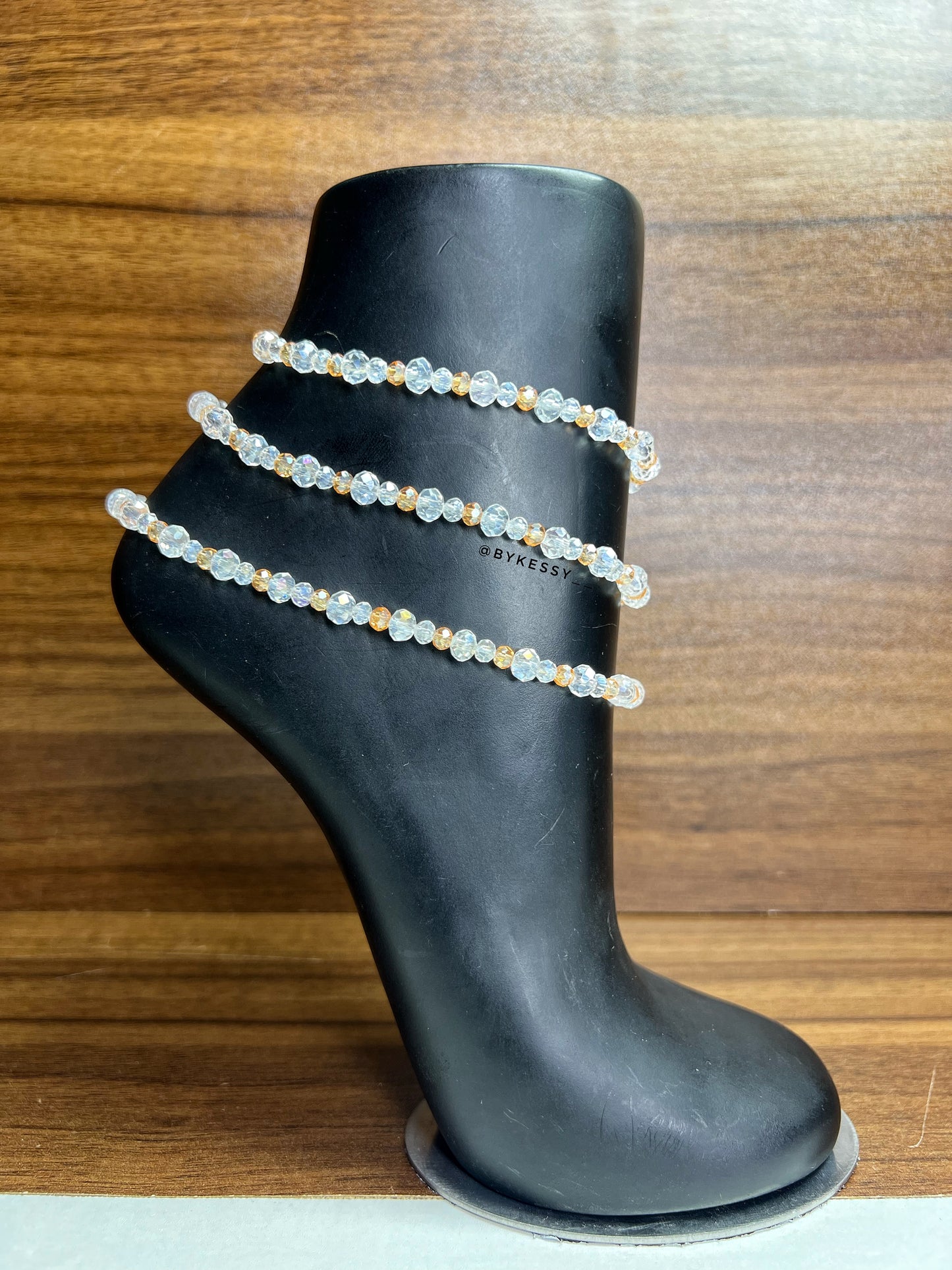 Wholesale Handmade Beaded Crystal Zarah Anklets – Red, Coral, Pink, Gold, Blue, Green, Black, Yellow, Purple & More | 14 Colors | Bulk Discounts Perfect For Resale