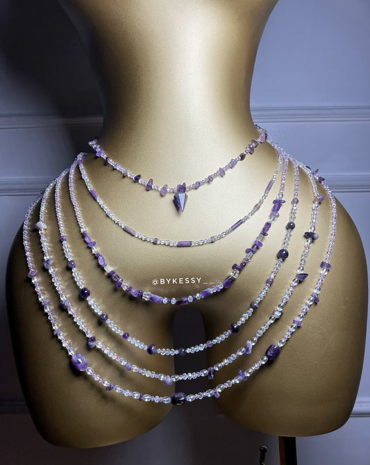 Amethyst Gemstone Waist Beads