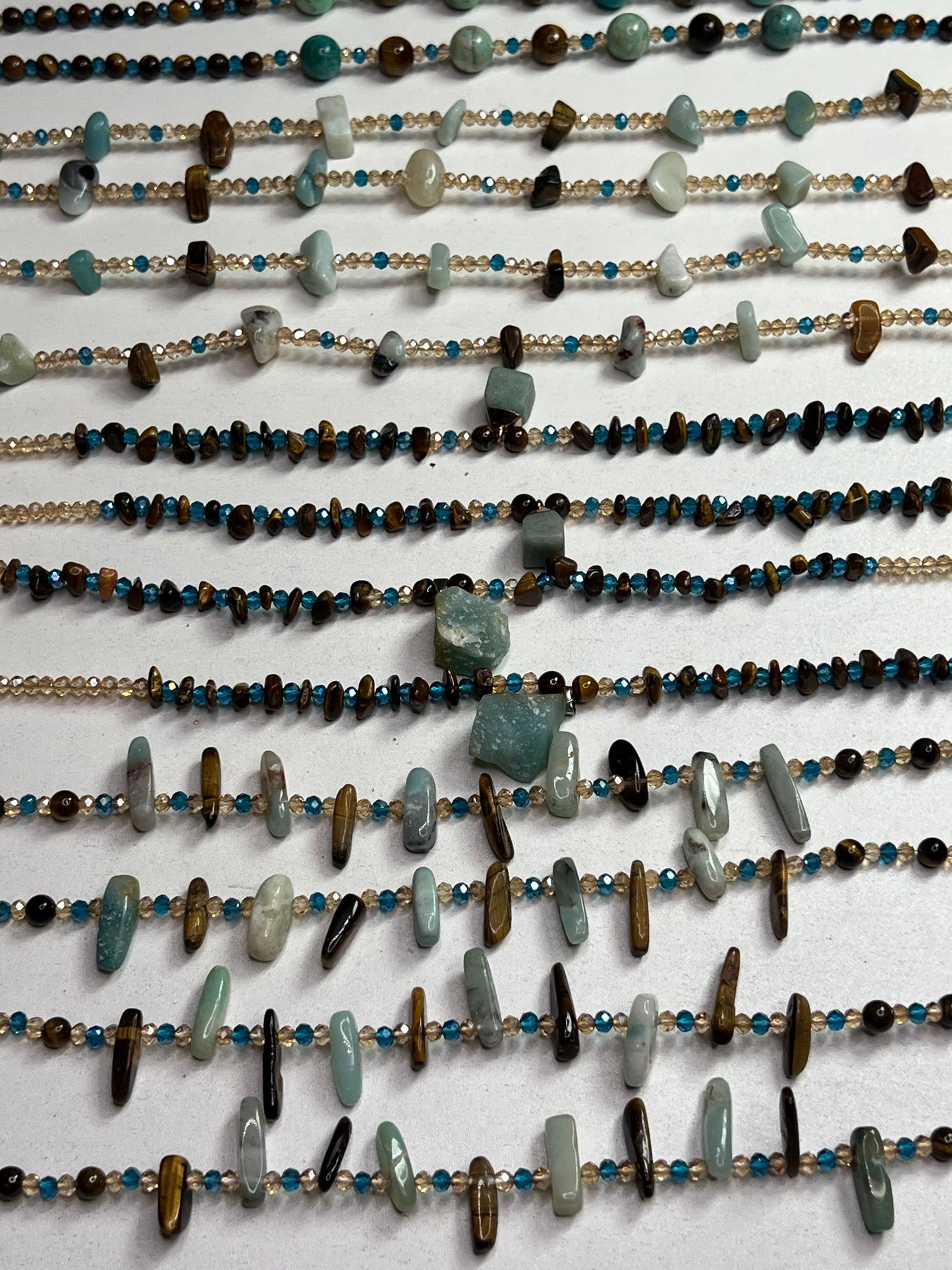 Assorted Wholesale Gemstone Healing Crystal Waist Beads – For Love, Protection, Abundance, Peace, Healing & More | Bulk Gemstone Tie-Ons & Adjustable Clasps | African Spiritual Waist Beads (20 – 1,000 Strands)