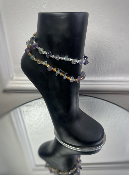 FLUORITE Anklet
