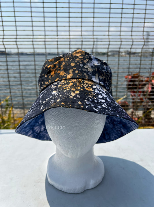 Wholesale Adire Reversible Bucket Hats | African Print Summer Hats