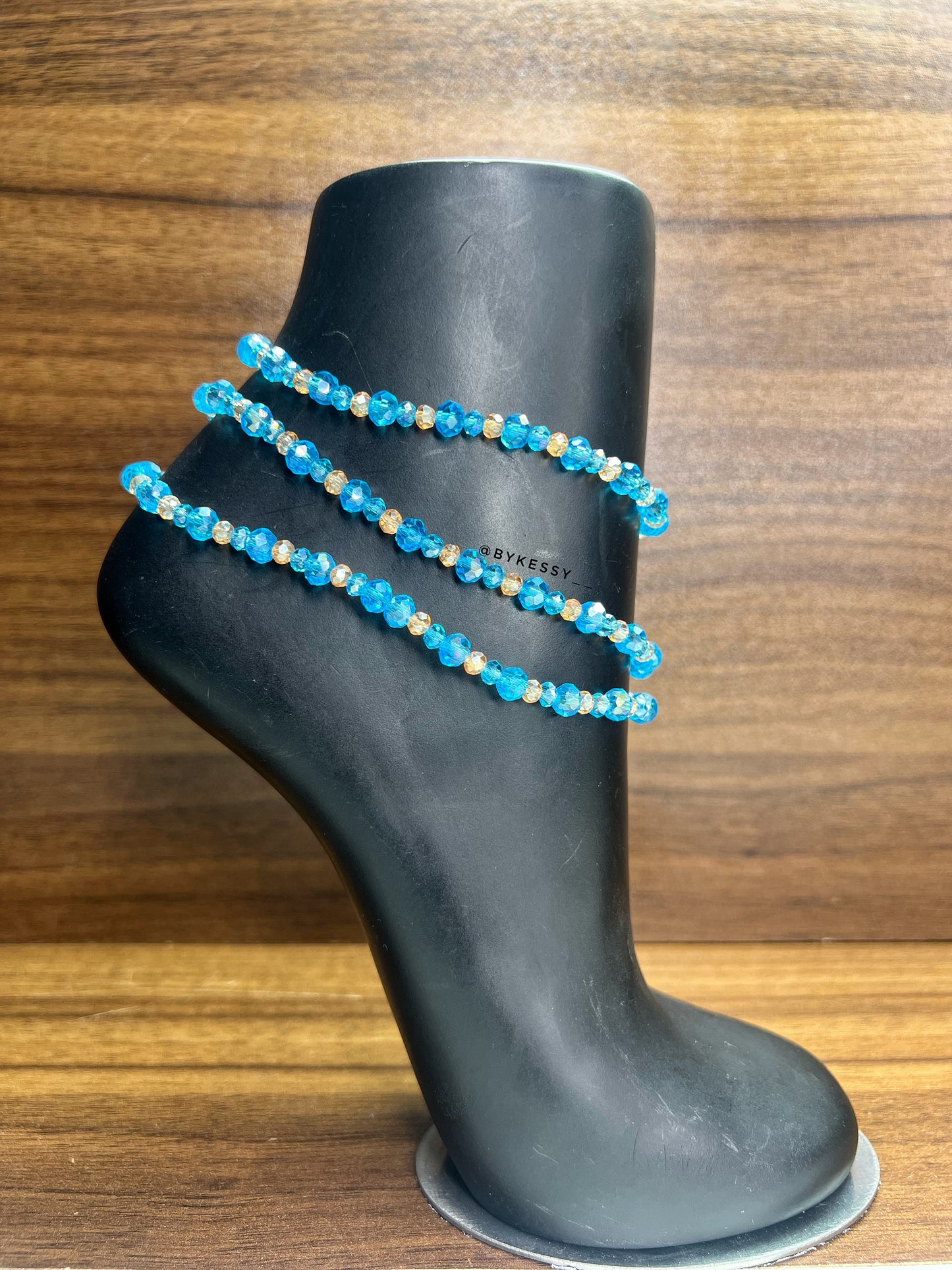 Wholesale Handmade Beaded Crystal Zarah Anklets – Red, Coral, Pink, Gold, Blue, Green, Black, Yellow, Purple & More | 14 Colors | Bulk Discounts Perfect For Resale