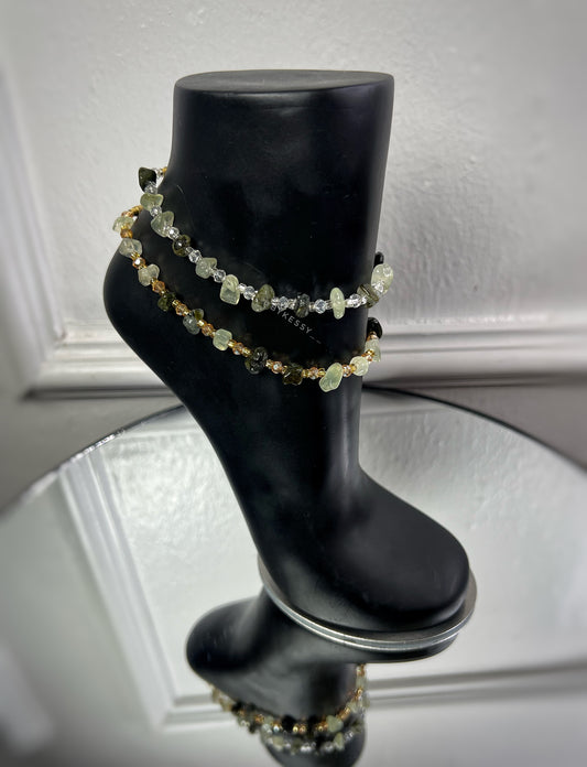 Prehnite Anklet