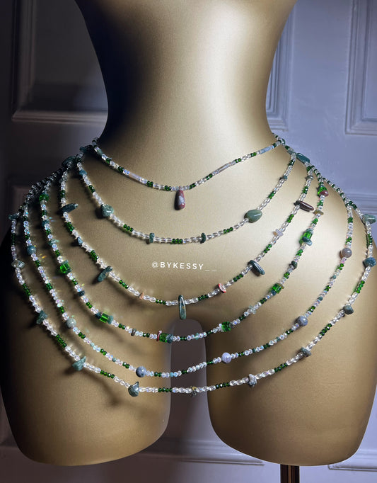 Indian Agate Gemstone Waist Beads