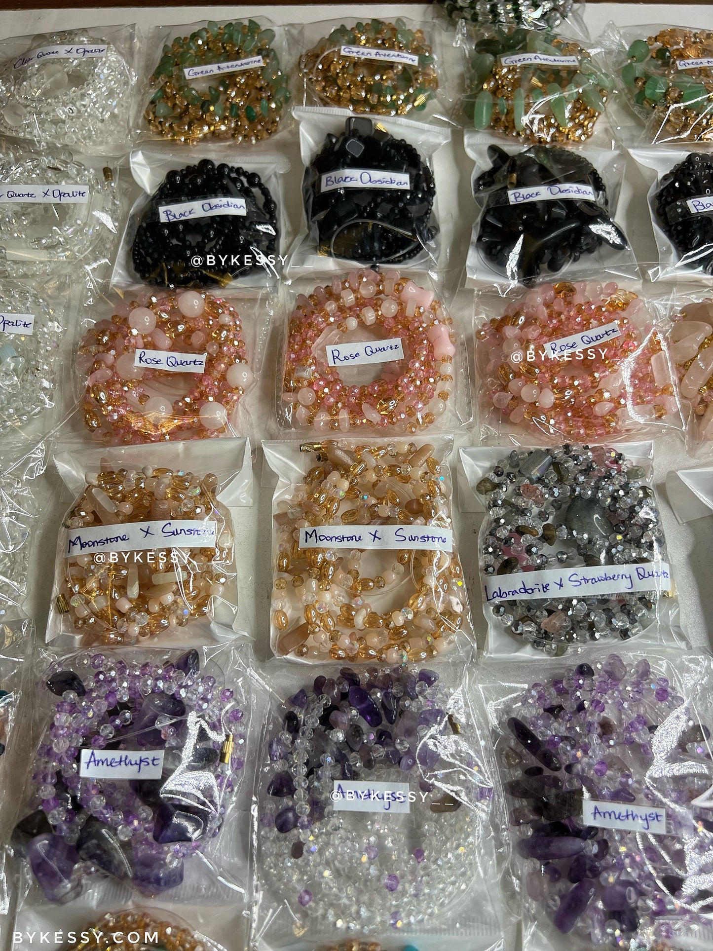 Assorted Wholesale Gemstone Healing Crystal Waist Beads – For Love, Protection, Abundance, Peace, Healing & More | Bulk Gemstone Tie-Ons & Adjustable Clasps | African Spiritual Waist Beads (20 – 1,000 Strands)