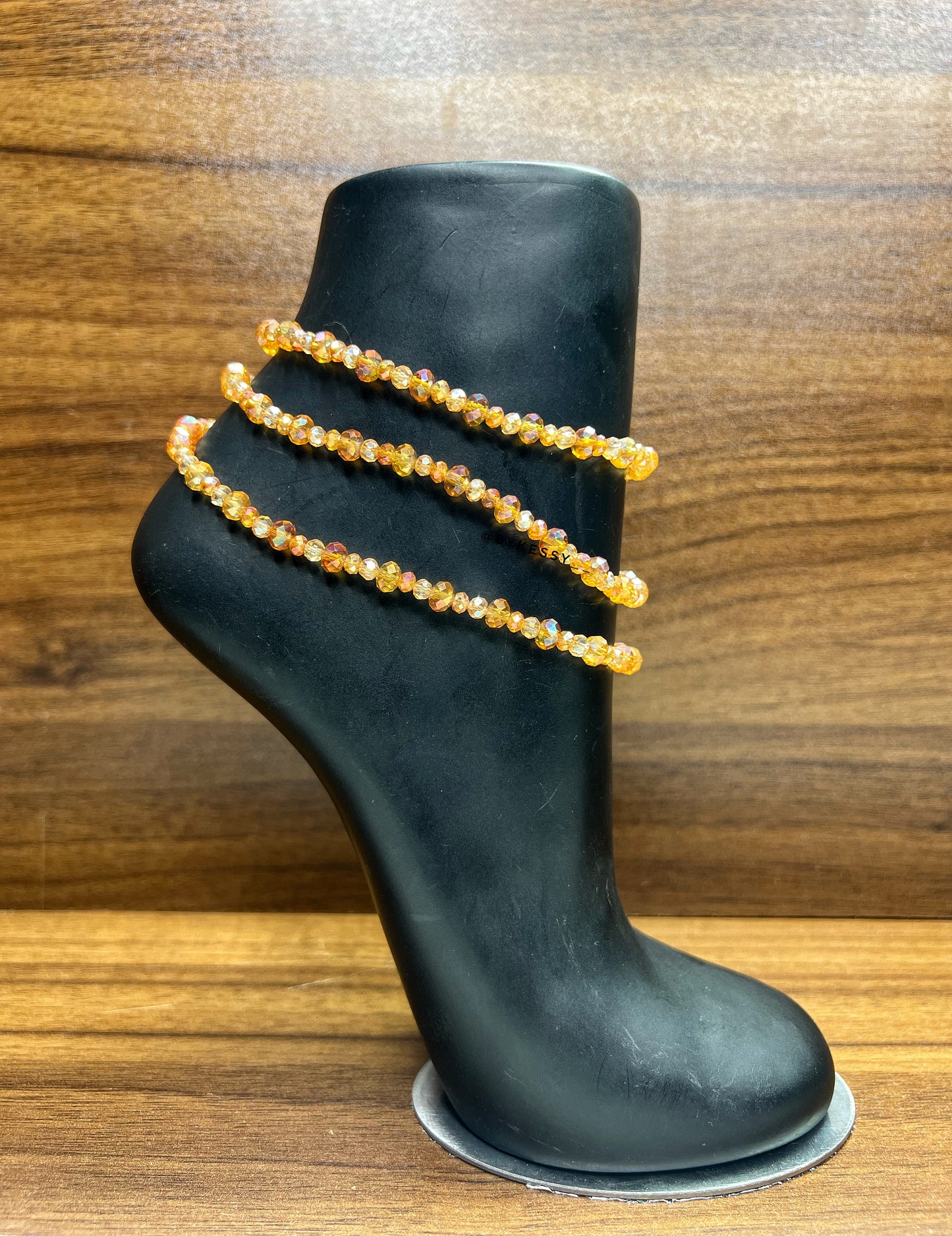 Wholesale Handmade Beaded Crystal Zarah Anklets – Red, Coral, Pink, Gold, Blue, Green, Black, Yellow, Purple & More | 14 Colors | Bulk Discounts Perfect For Resale