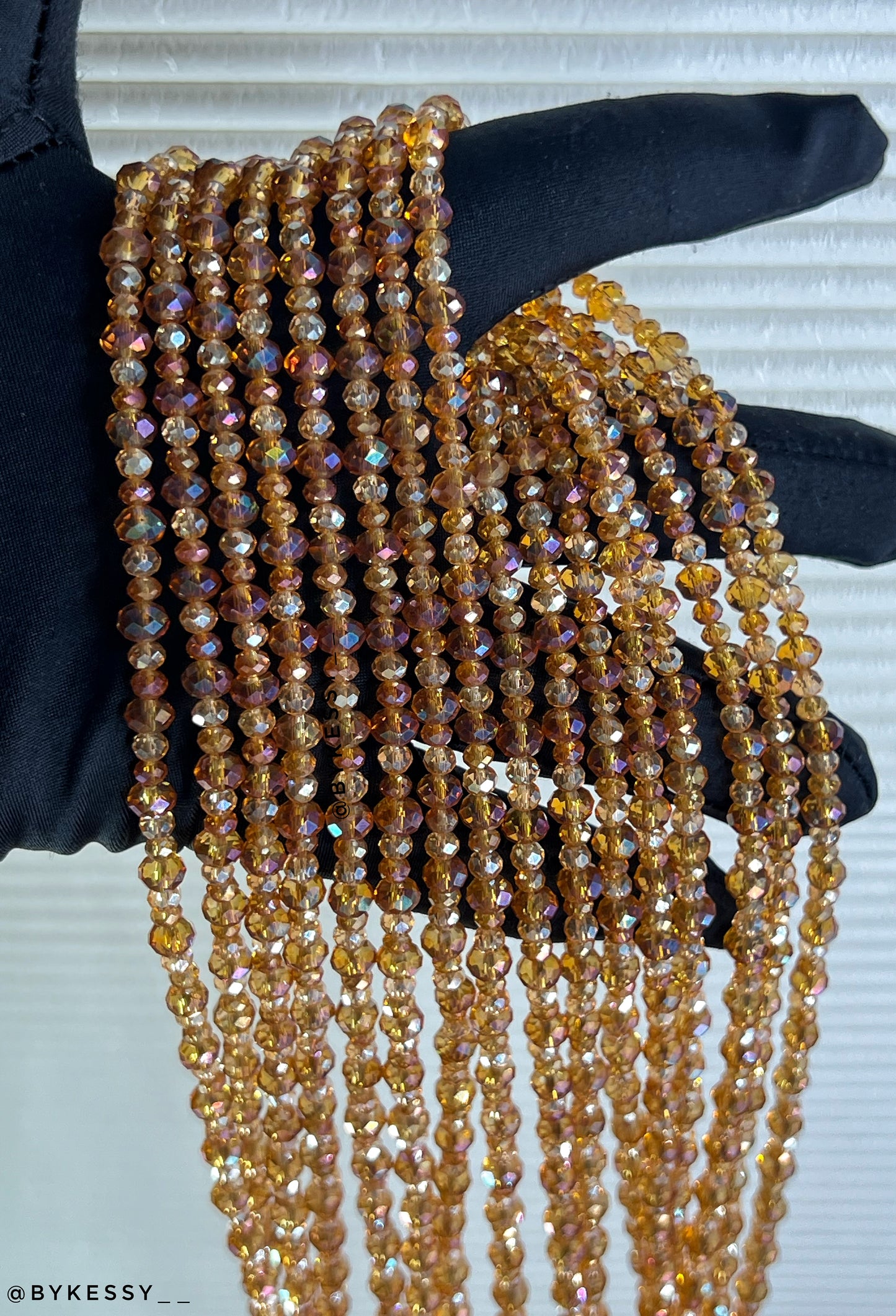 High-shine gold waist beads for boutiques and fine-girl brands