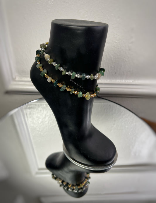 Indian X Moss Agate
