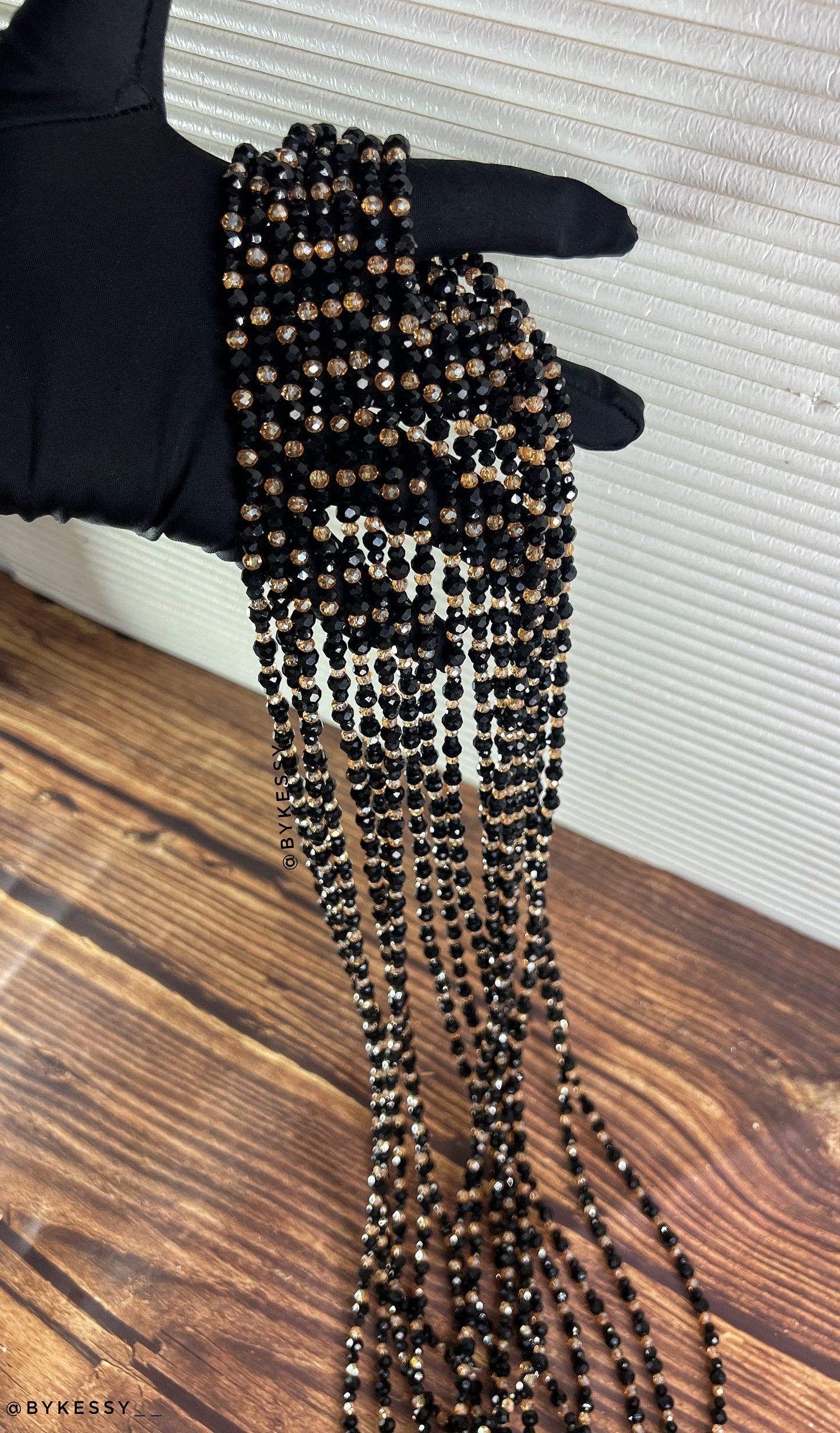 Wholesale Crystal Waist Beads | Zarah GlowVeil | Red Coral Pink Silver Gold Green Black Blue Tie Ons & Clasps Handcrafted African Waist Beads