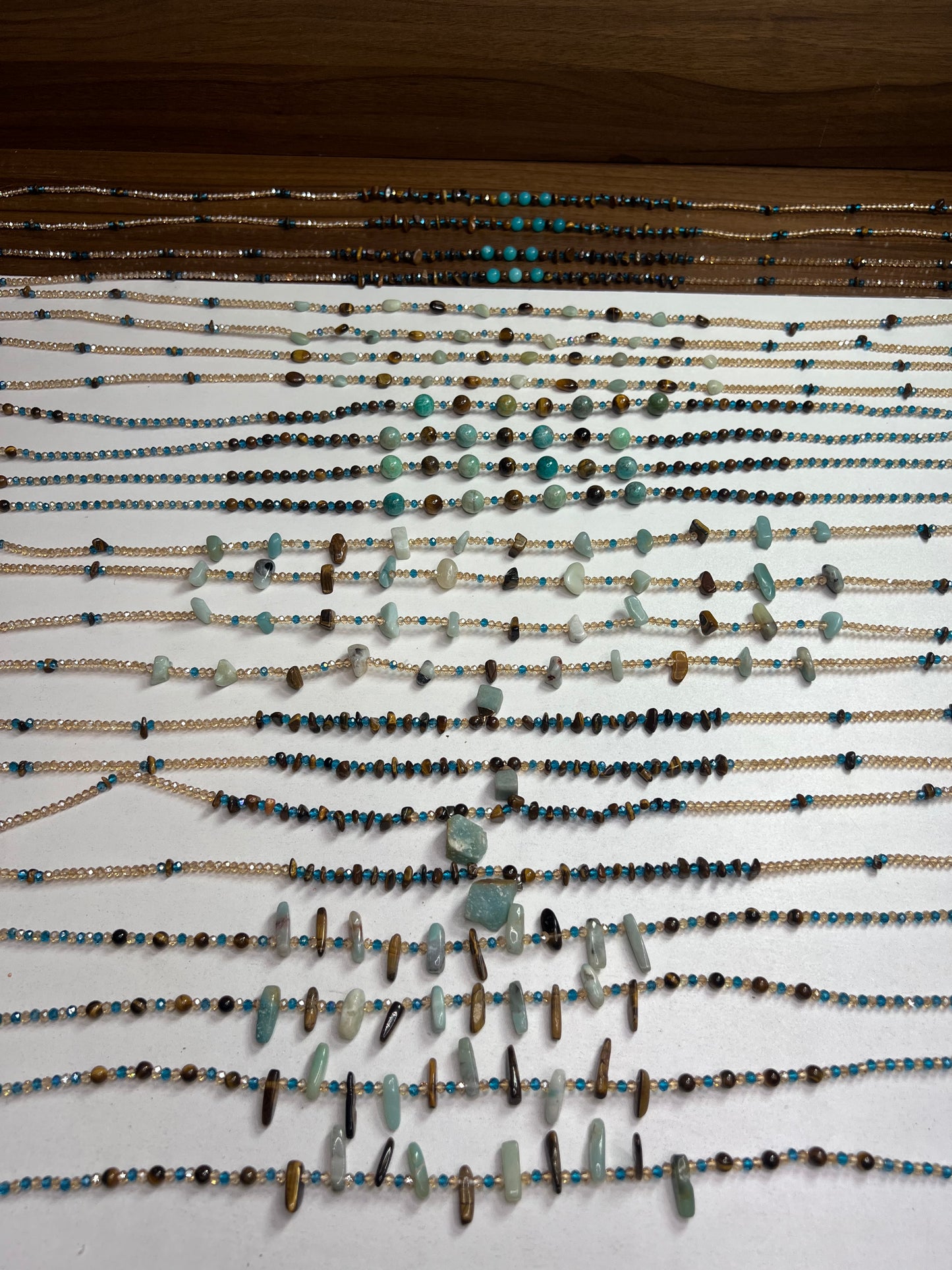 Assorted Wholesale Gemstone Healing Crystal Waist Beads – For Love, Protection, Abundance, Peace, Healing & More | Bulk Gemstone Tie-Ons & Adjustable Clasps | African Spiritual Waist Beads (20 – 1,000 Strands)