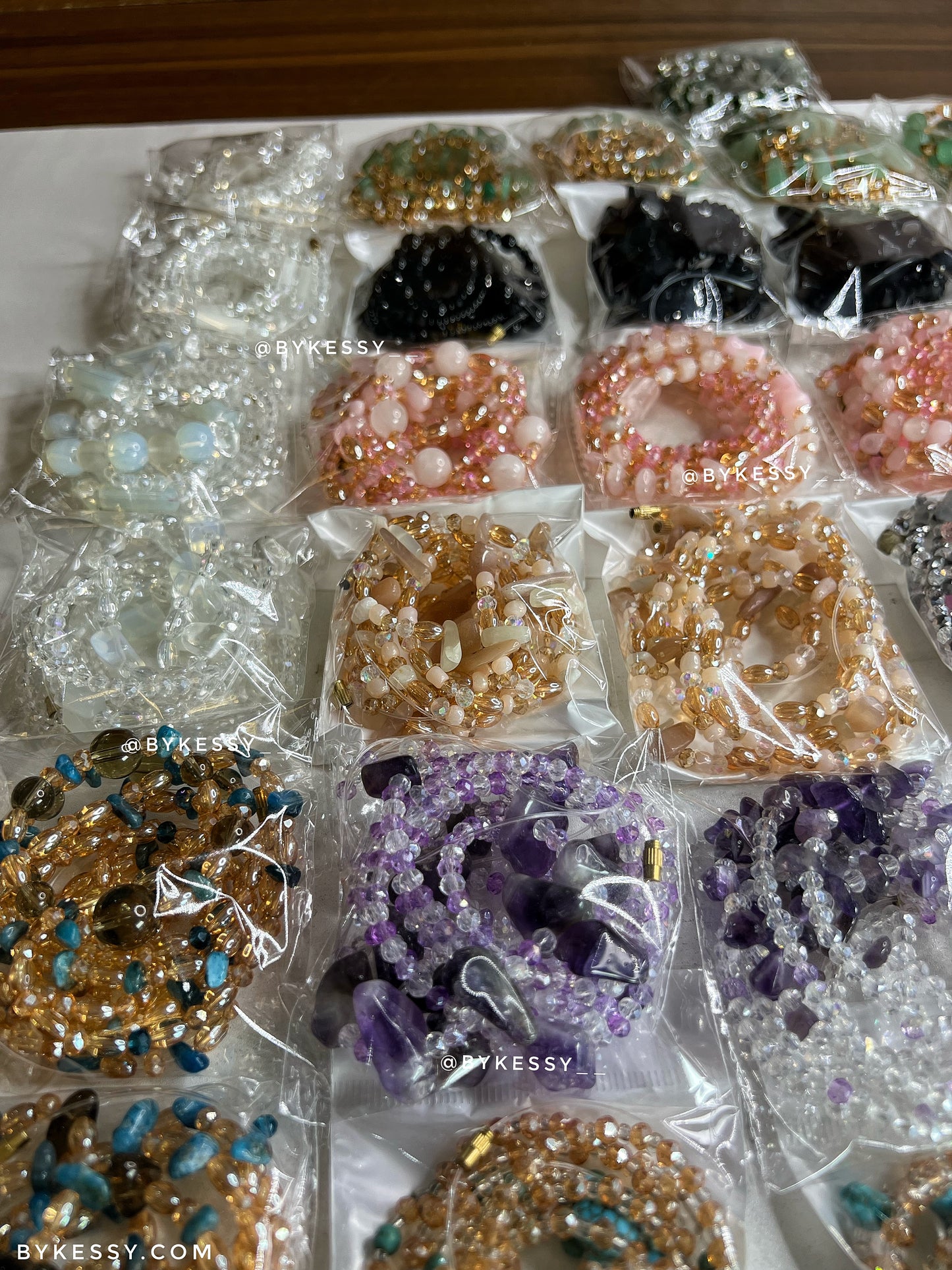 Assorted Wholesale Gemstone Healing Crystal Waist Beads – For Love, Protection, Abundance, Peace, Healing & More | Bulk Gemstone Tie-Ons & Adjustable Clasps | African Spiritual Waist Beads (20 – 1,000 Strands)