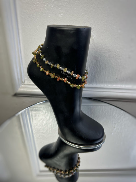 Unakite Anklet