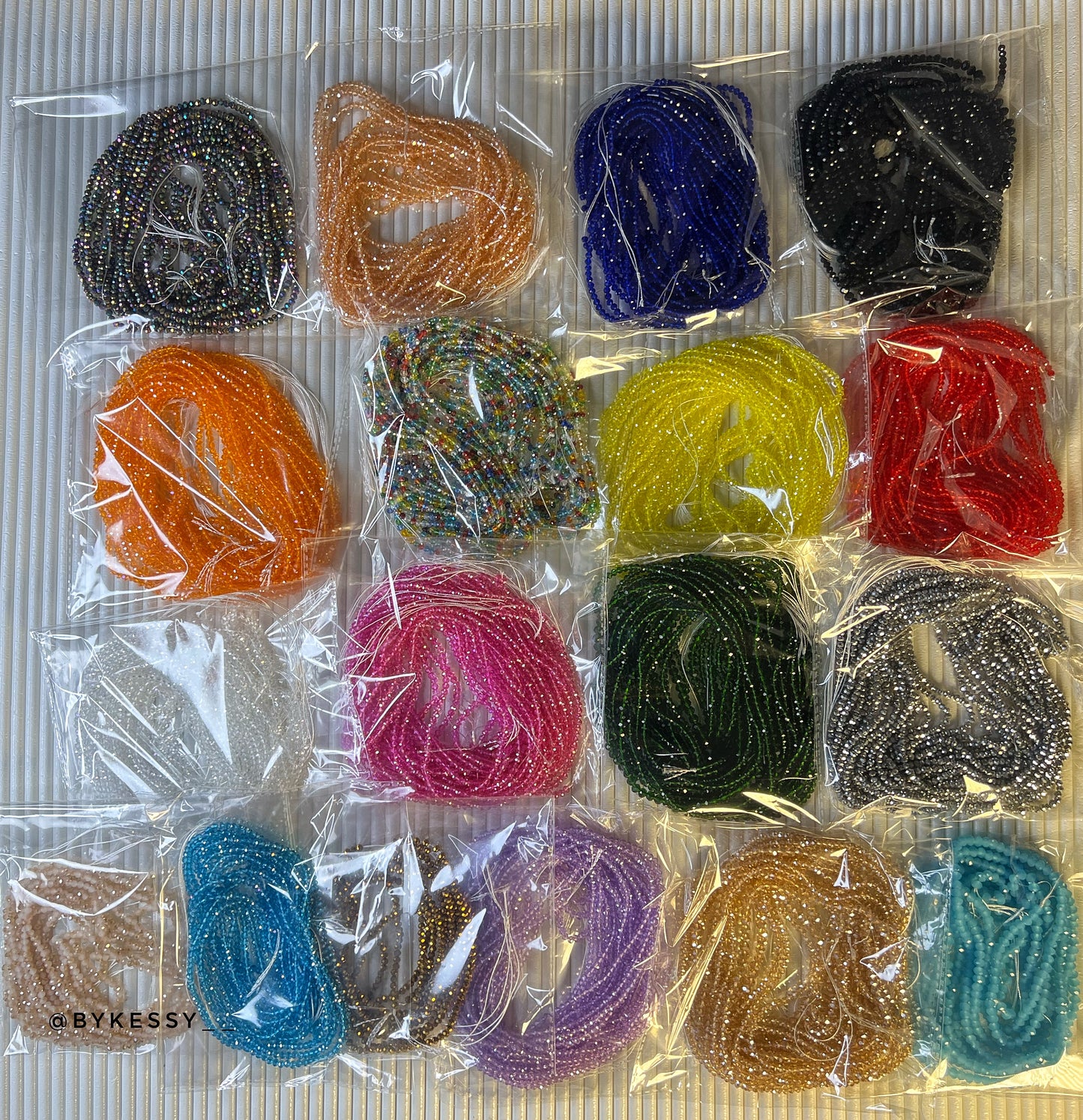 Wholesale Crystal Waist Beads | Solid Colors