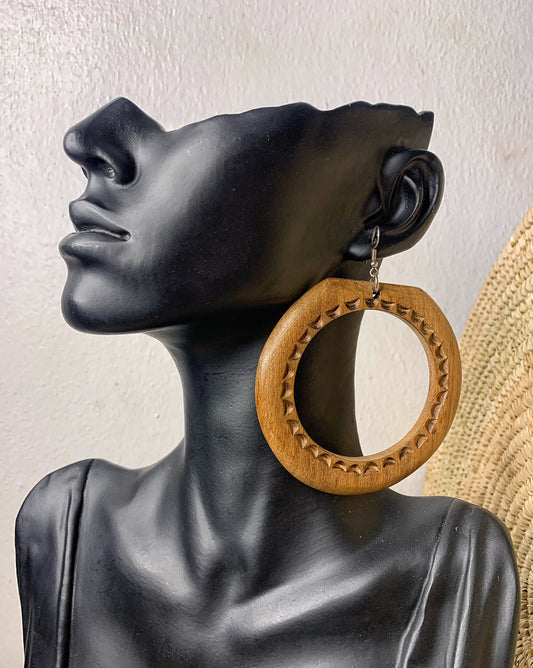 AISHA Wooden Earrings