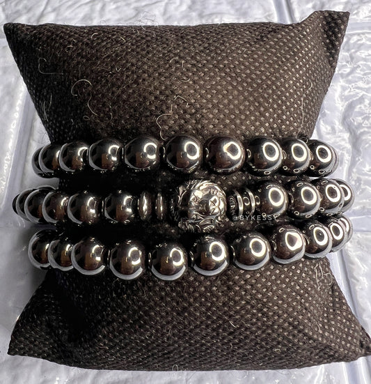 Hematite Bracelets (Set of 3) 8mm