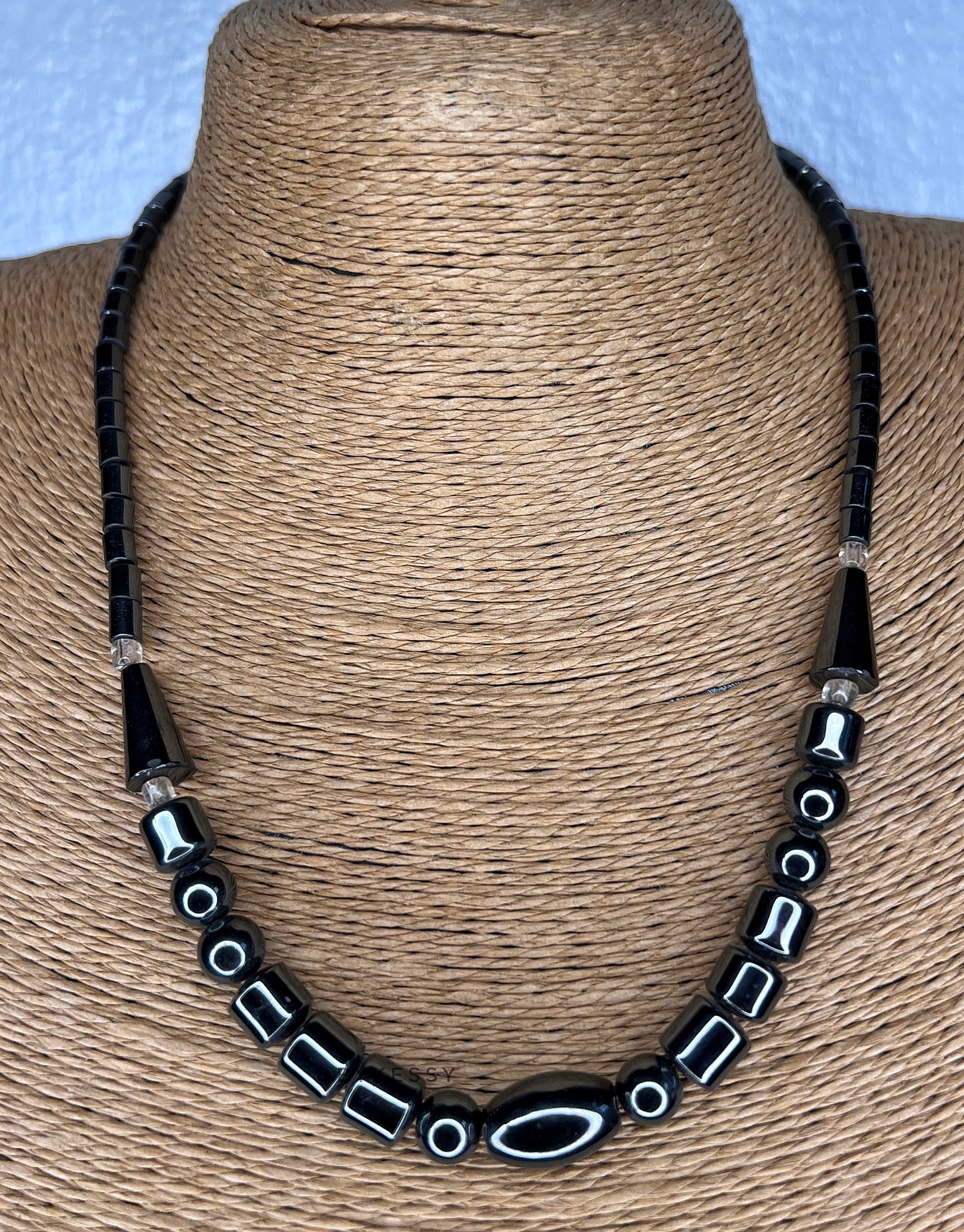 Men’s Statement Hematite Necklace