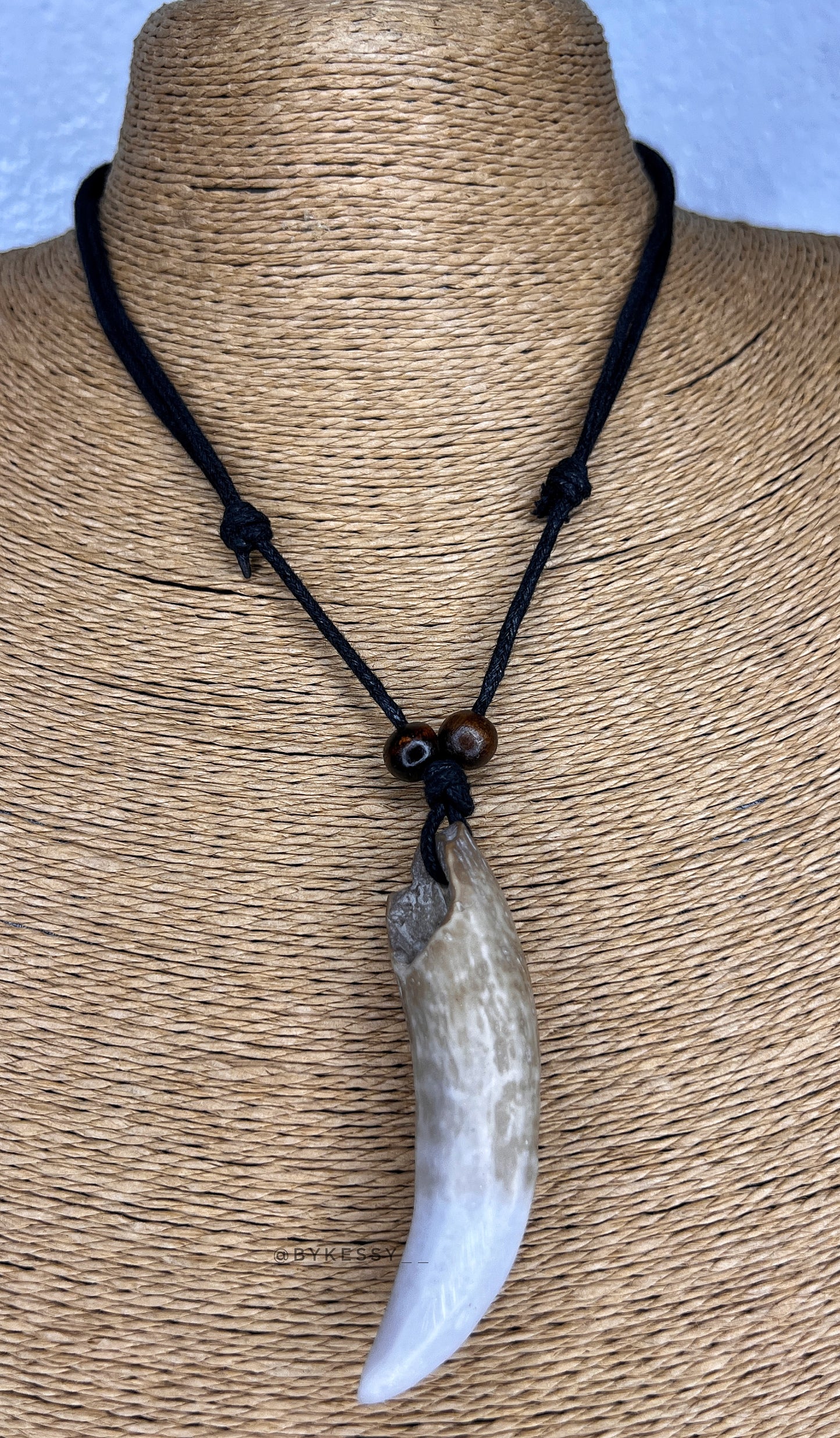 Camel Tooth Bone Tribal Adjustable Necklace