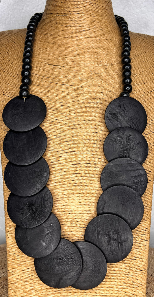 Tribal Wooden Necklace