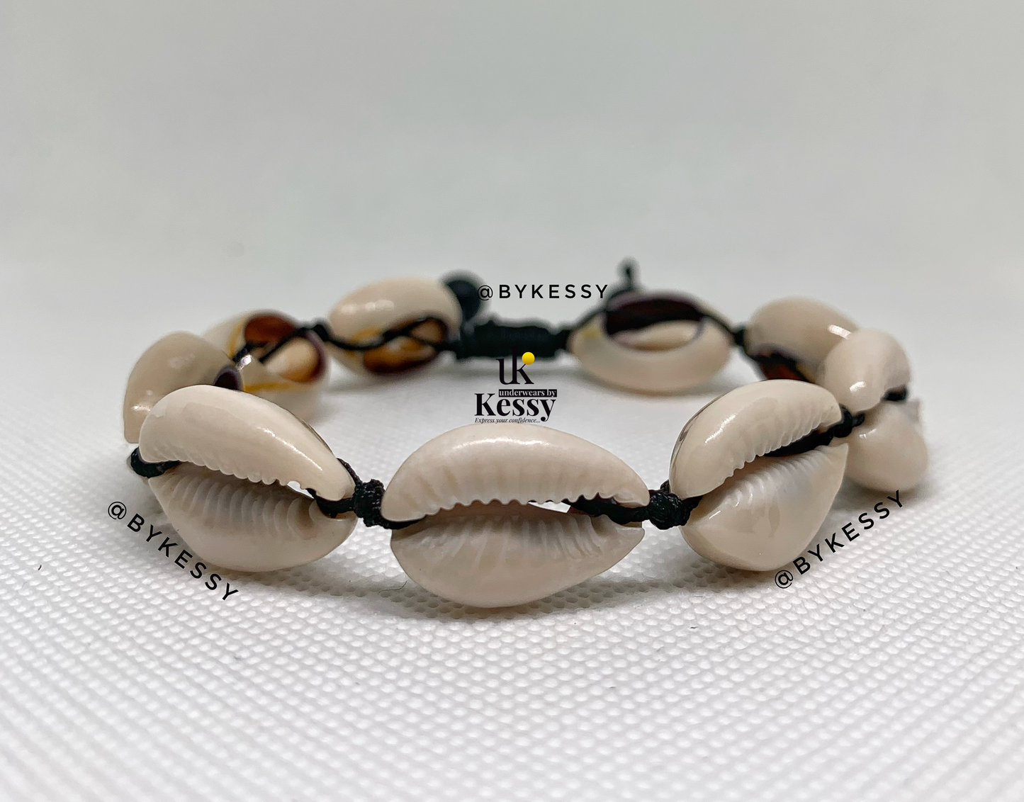 Natural Cowrie Shell Adjustable Bracelet