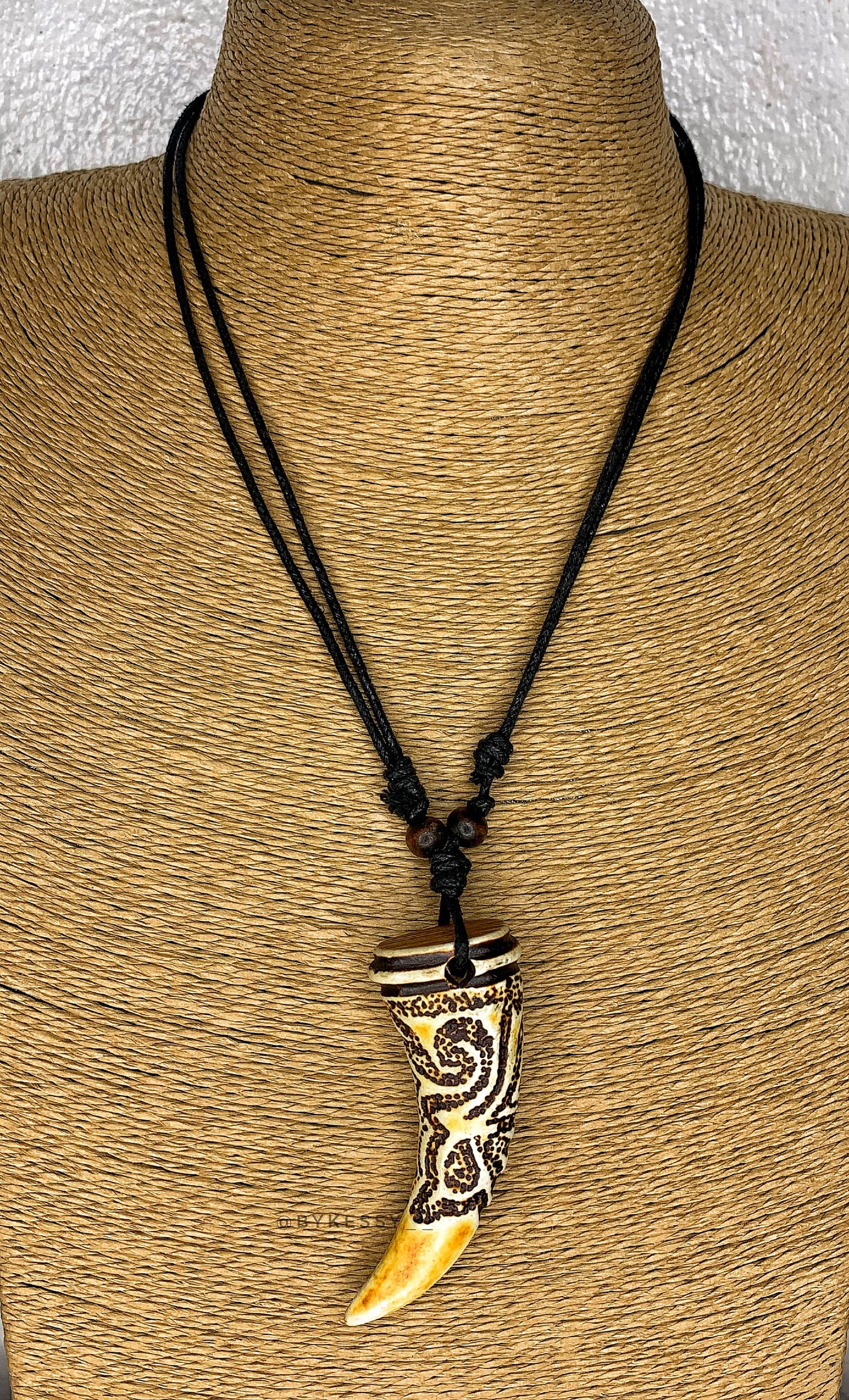 Faux Tribal Tooth Necklace