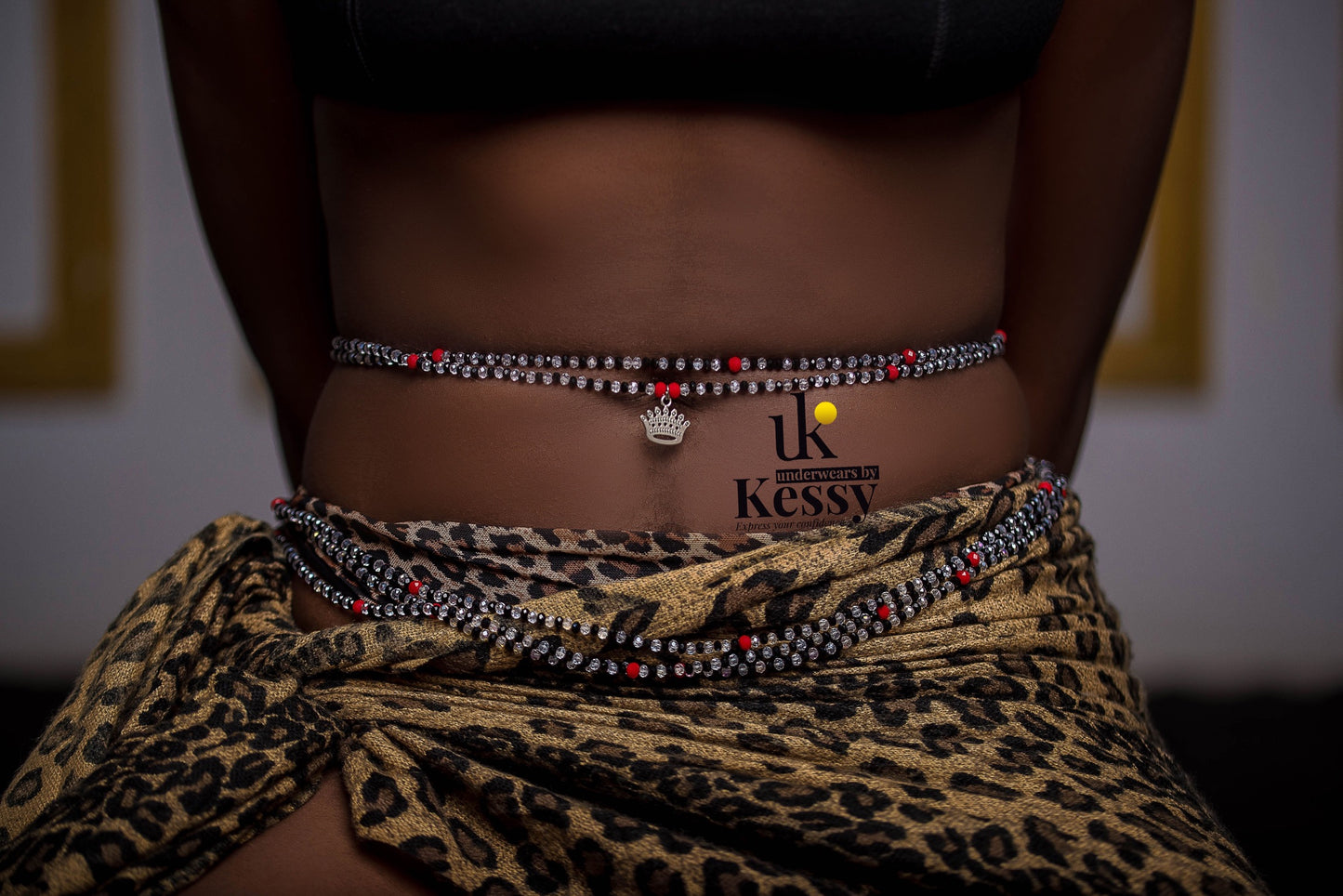 SERWA Crystal African Waist Beads