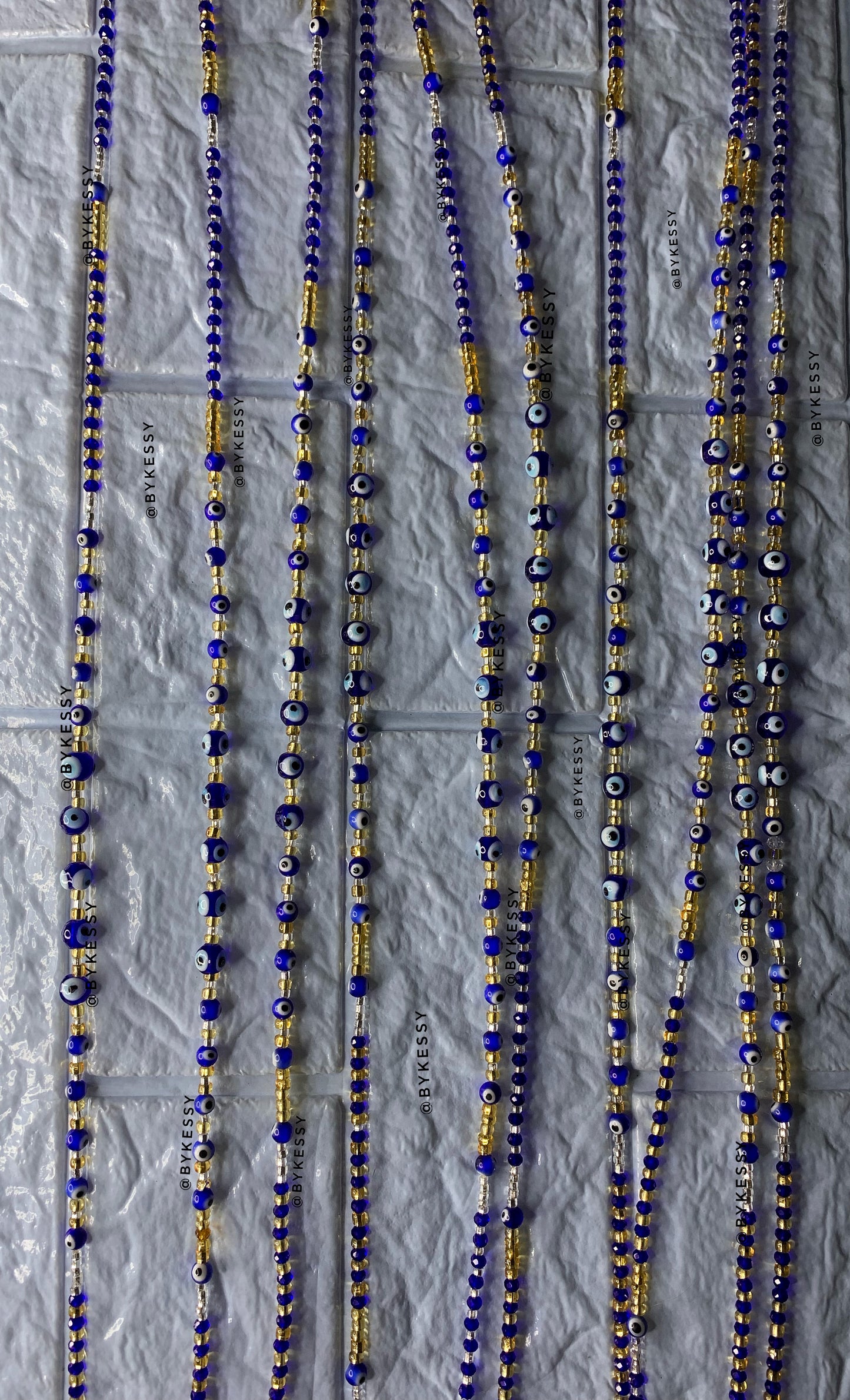 Wholesale Blue Evil Eye 🧿 Waist Beads