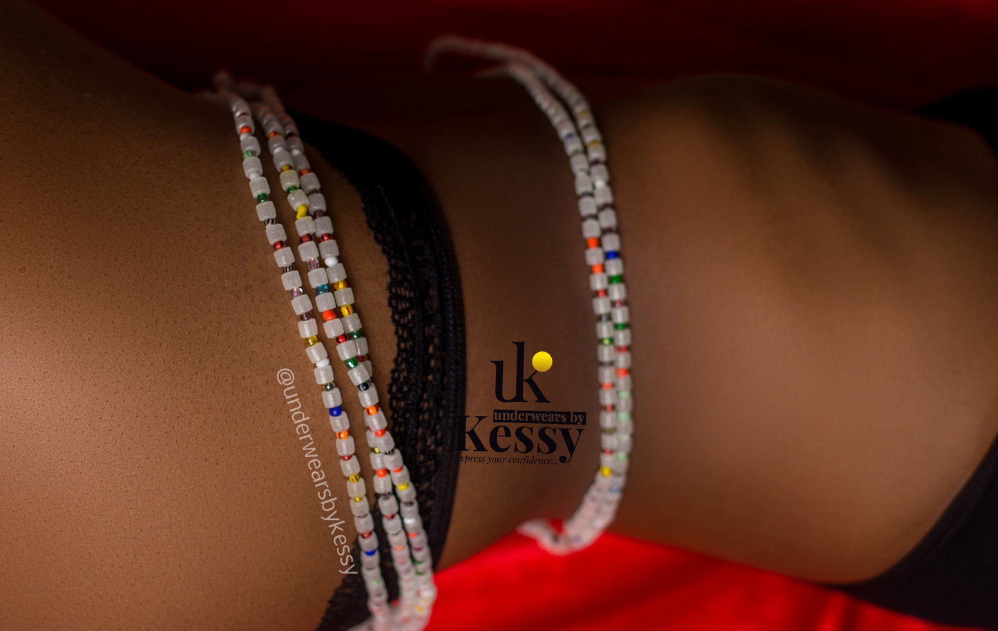 Multicolor Glow In The Dark Waist Beads